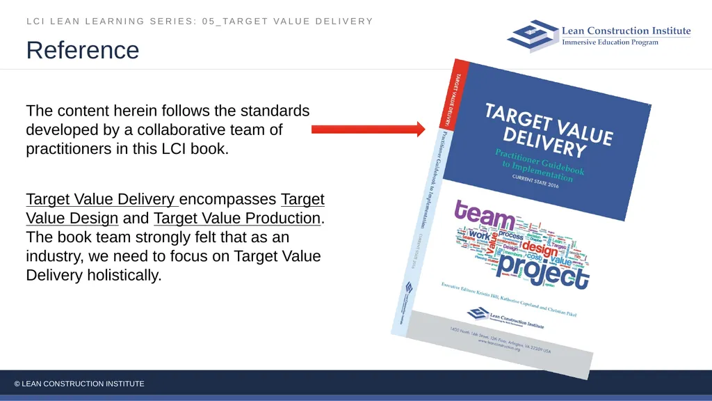 05_Target Value Delivery LCI Lean Learning Series - slide 7 of 27