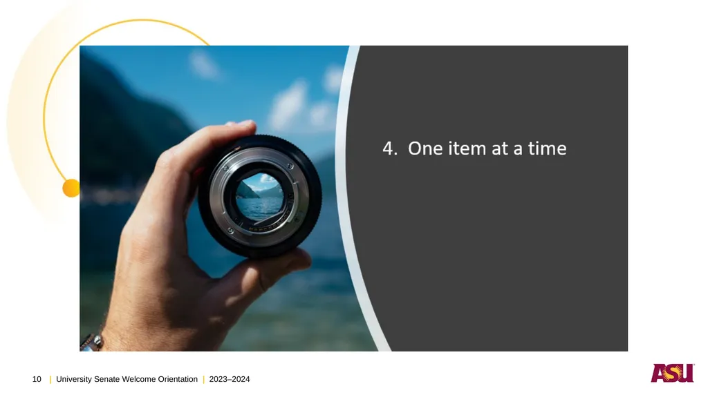 Presenter Denise Bodman Senate Meeting #2 - slide 10 of 18