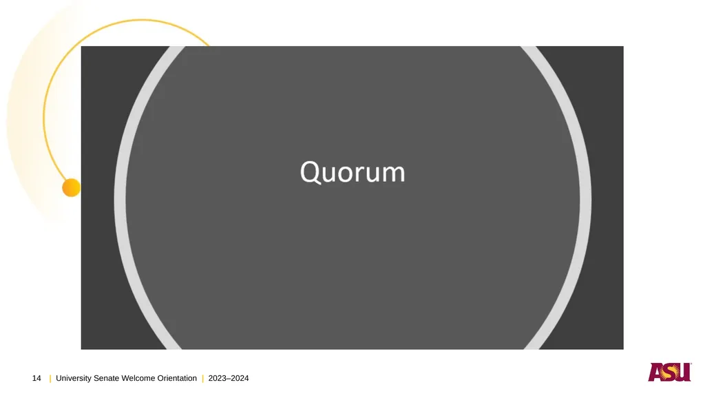Presenter Denise Bodman Senate Meeting #2 - slide 14 of 18