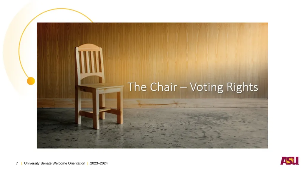 Presenter Denise Bodman Senate Meeting #2 - slide 7 of 18