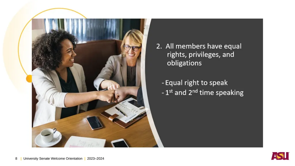 Presenter Denise Bodman Senate Meeting #2 - slide 8 of 18