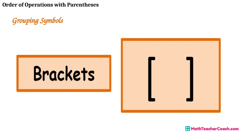 Order of Operations with Parentheses Unit 1 Lesson - slide 9 of 41