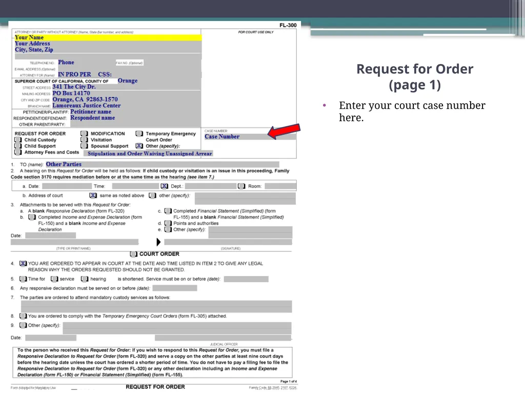 How to Prepare a Stipulation and Order Waiving - slide 26 of 71