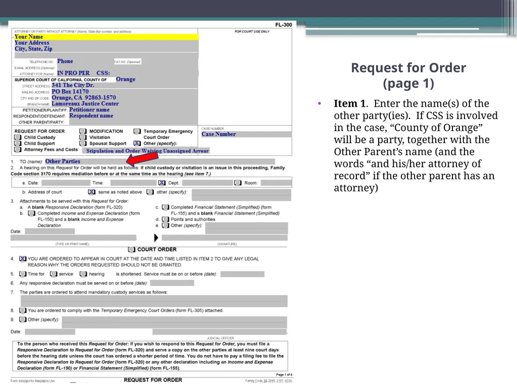 How to Prepare a Stipulation and Order Waiving - slide 28 of 71
