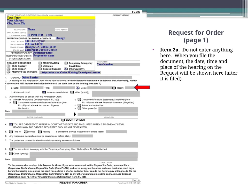 How to Prepare a Stipulation and Order Waiving - slide 29 of 71