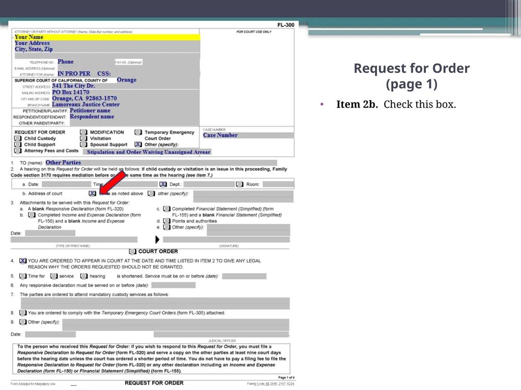 How to Prepare a Stipulation and Order Waiving - slide 30 of 71