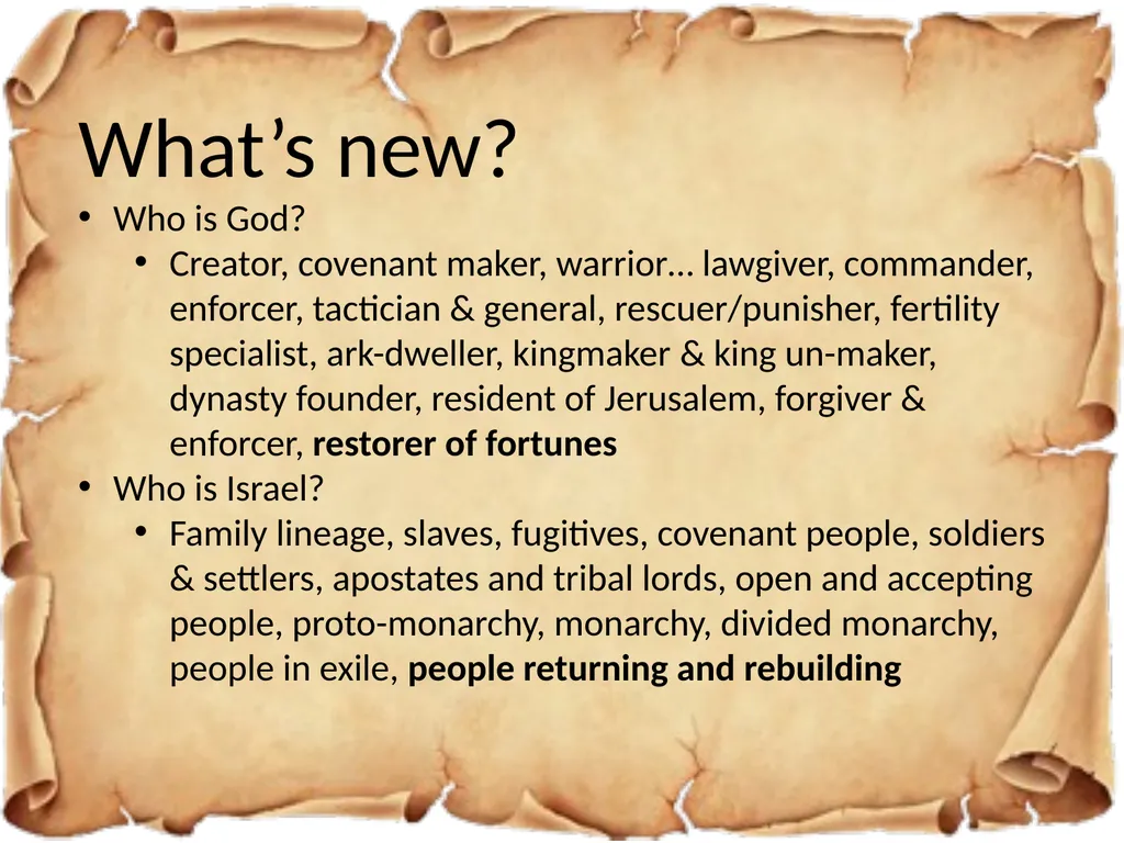 HO Exploring the Old Testament: A Biblical Survey - slide 7 of 24