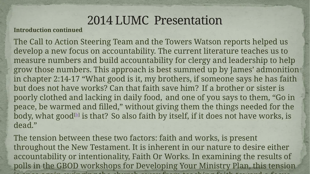 2014 LUMC Presentation 2014 LUMC Presentation - slide 3 of 32