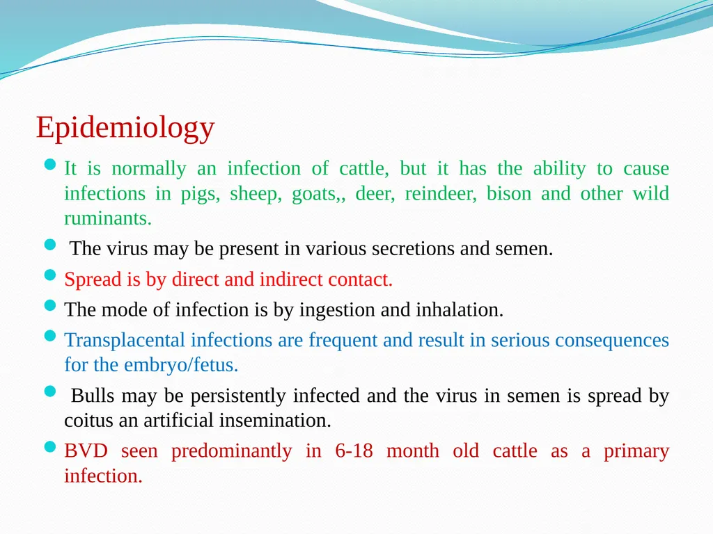 BVD/Mucosal Disease Dr. Bipin Kumar Assistant - slide 5 of 14