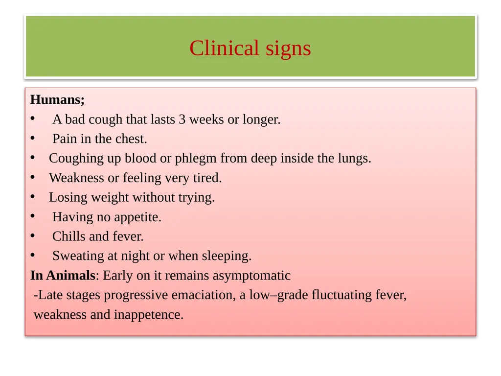 Tuberculosis Dr. Bipin Kumar Assistant Professor - slide 11 of 22