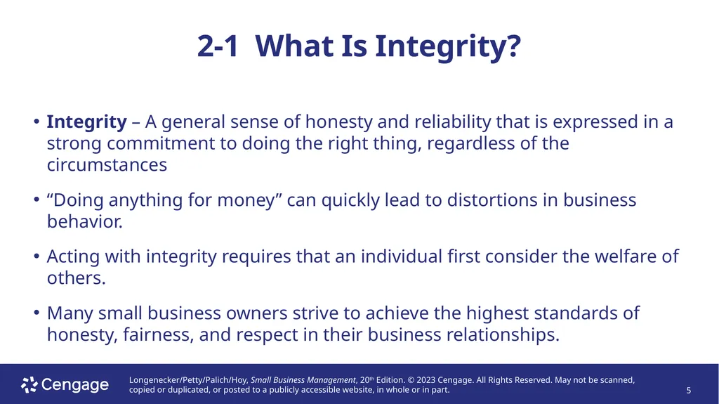 Small Business Management, 20e Chapter 2: - slide 5 of 50