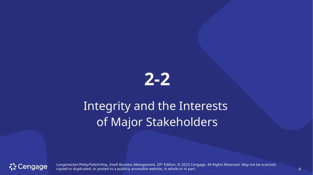 Small Business Management, 20e Chapter 2: - slide 8 of 50
