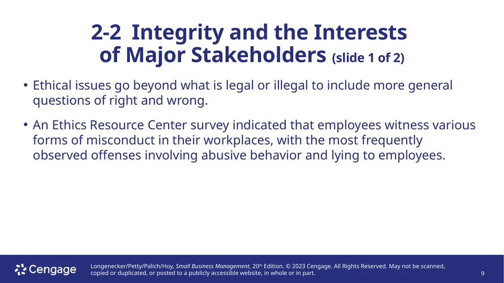 Small Business Management, 20e Chapter 2: - slide 9 of 50