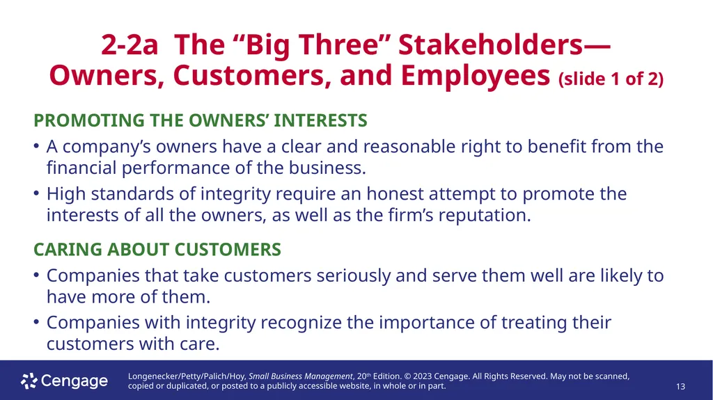 Small Business Management, 20e Chapter 2: - slide 13 of 50