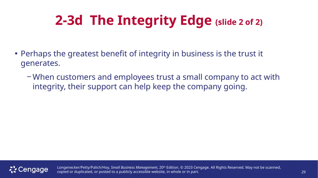 Small Business Management, 20e Chapter 2: - slide 29 of 50