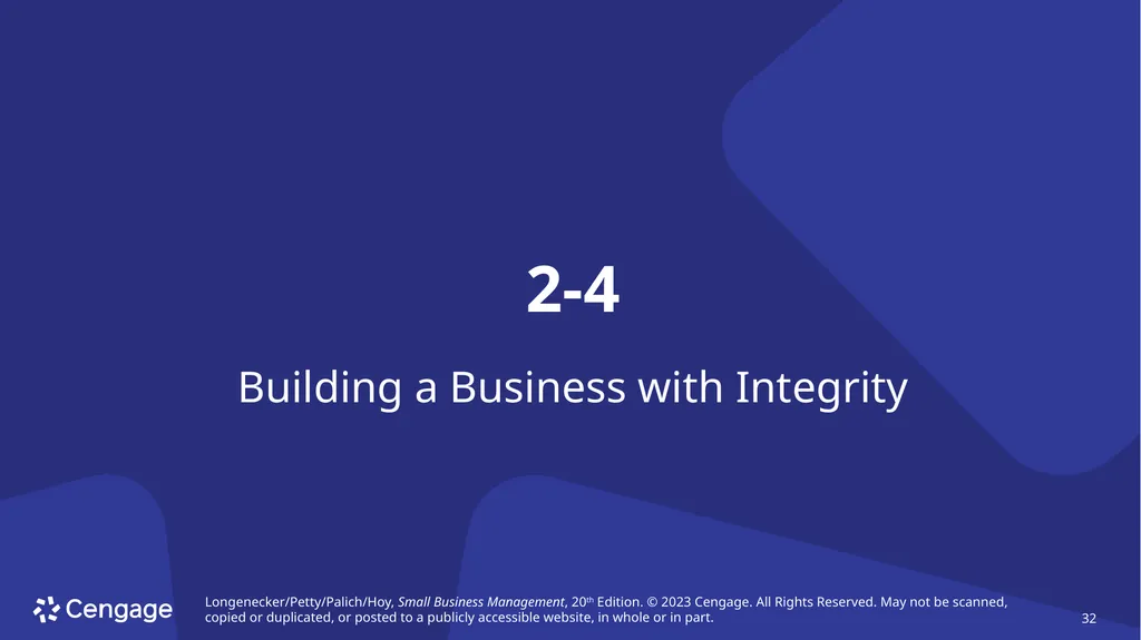 Small Business Management, 20e Chapter 2: - slide 32 of 50