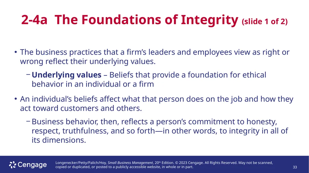 Small Business Management, 20e Chapter 2: - slide 33 of 50