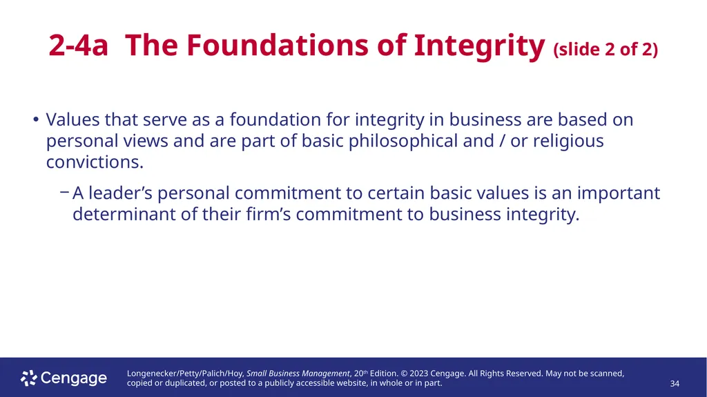 Small Business Management, 20e Chapter 2: - slide 34 of 50