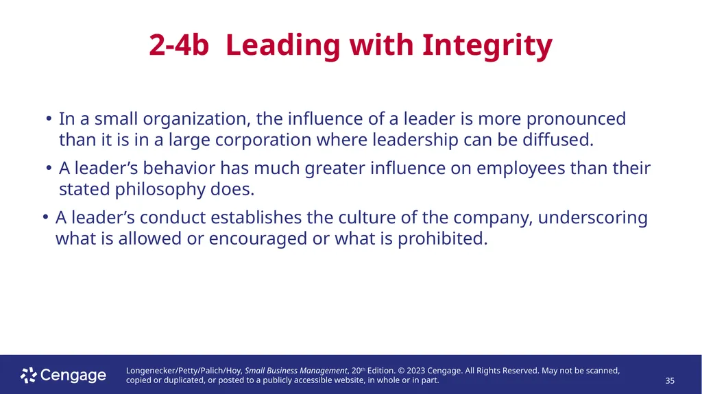 Small Business Management, 20e Chapter 2: - slide 35 of 50
