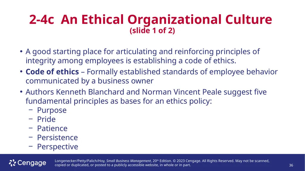 Small Business Management, 20e Chapter 2: - slide 36 of 50