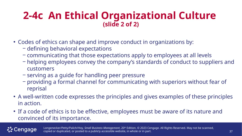 Small Business Management, 20e Chapter 2: - slide 37 of 50