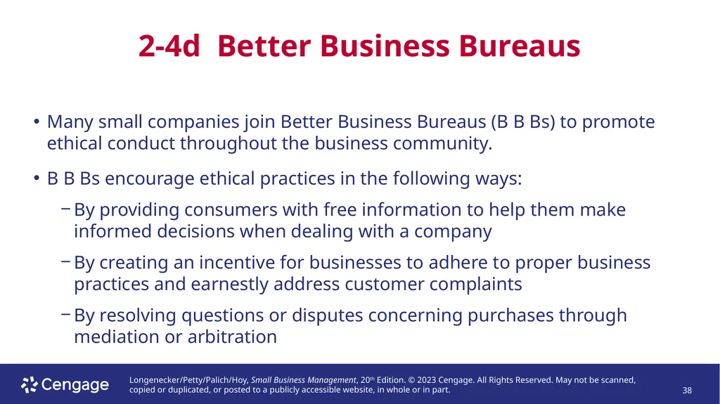 Small Business Management, 20e Chapter 2: - slide 38 of 50