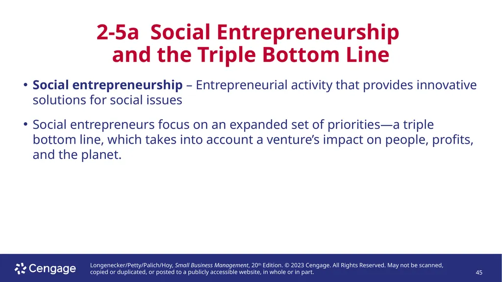 Small Business Management, 20e Chapter 2: - slide 45 of 50