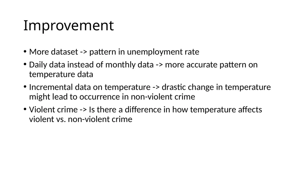 Inference of Non-Violent Crime in Chicago Yuejun - slide 17 of 18