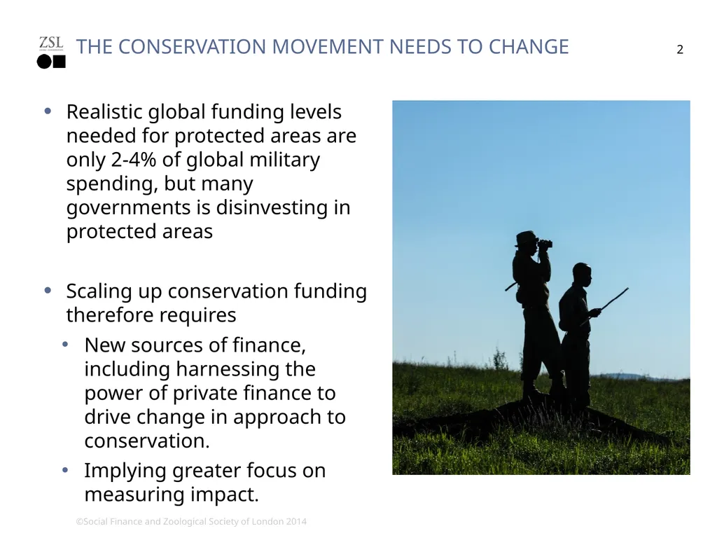 rhino impact Bond changing the conservation - slide 2 of 14