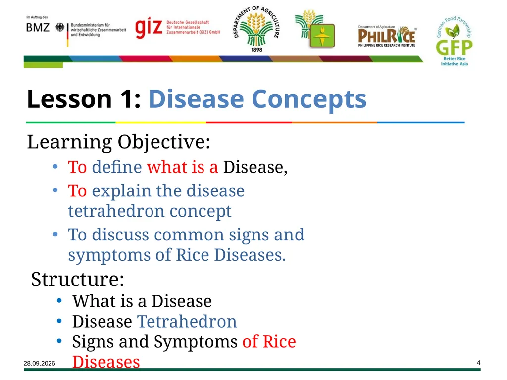 Major Rice Diseases and their Management Learning - slide 4 of 33