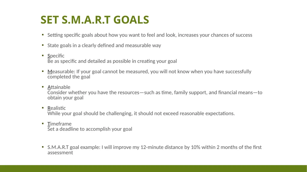 Getting Started WITH A WALKING/JOGGING PROGRAM - slide 6 of 17