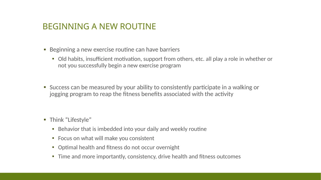 Getting Started WITH A WALKING/JOGGING PROGRAM - slide 2 of 17