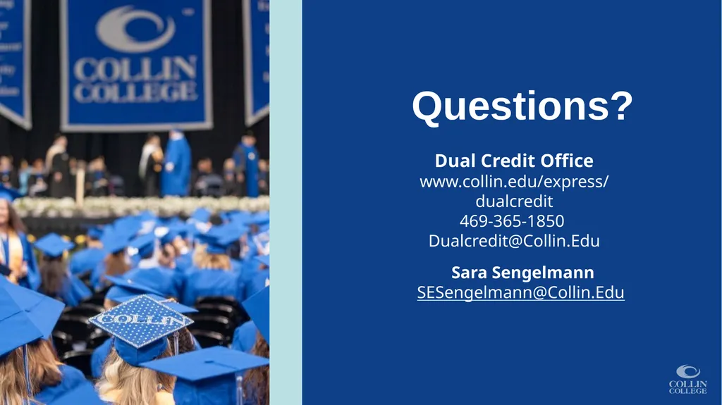 Presented by Dual Credit Special Admissions - slide 43 of 43