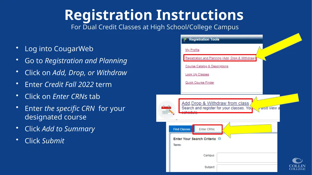 Presented by Dual Credit Special Admissions - slide 32 of 43