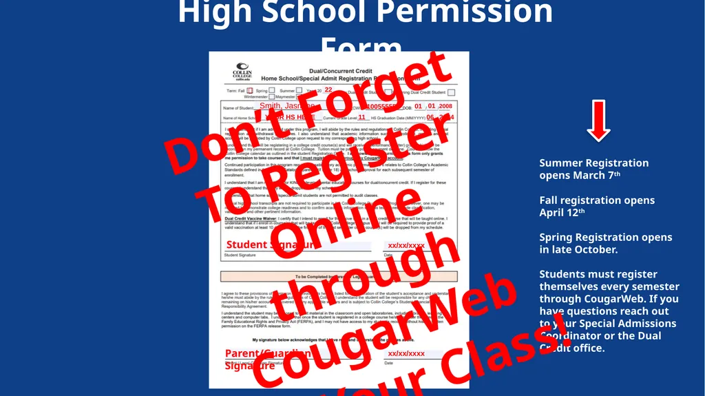 Presented by Dual Credit Special Admissions - slide 19 of 43