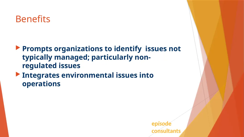 ISO 14001:2015 Identifying Aspects And Impacts - slide 4 of 14