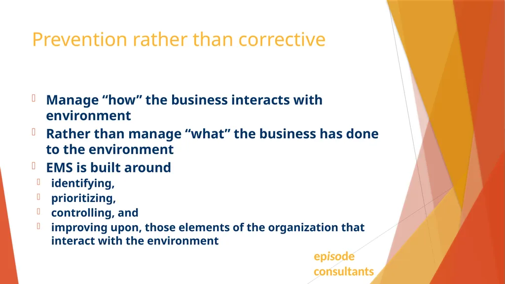 ISO 14001:2015 Identifying Aspects And Impacts - slide 3 of 14