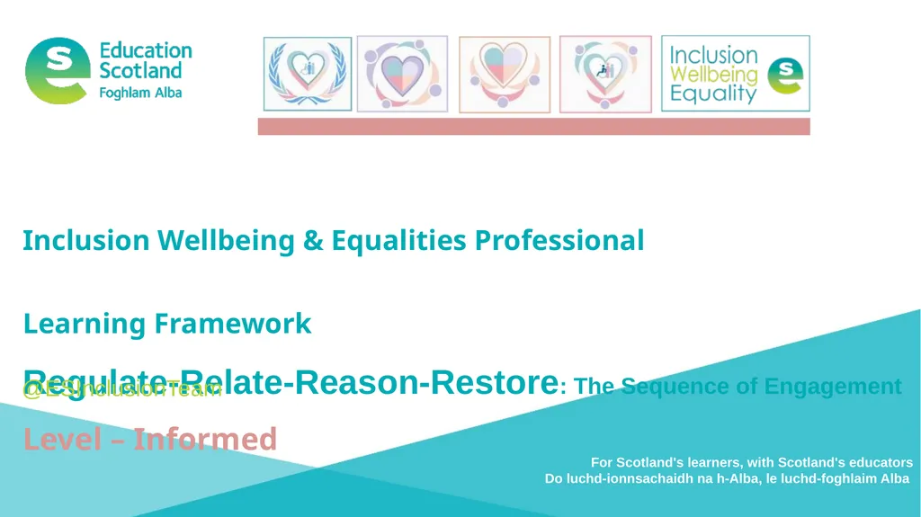 Inclusion Wellbeing & Equalities Professional - slide 1 of 16