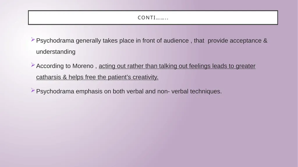 Group therapy M.A. Fourth Semester - slide 12 of 23