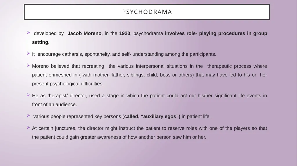 Group therapy M.A. Fourth Semester - slide 11 of 23