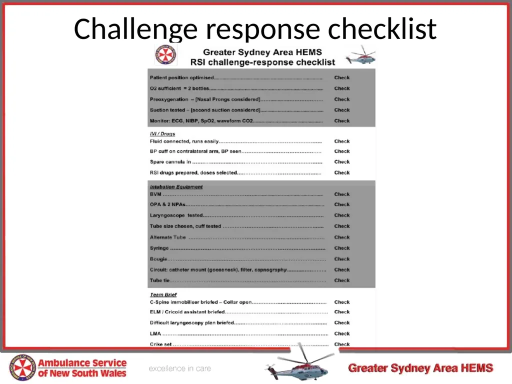 Pre-hospital Rapid Sequence Intubation Dr Peter - slide 32 of 36