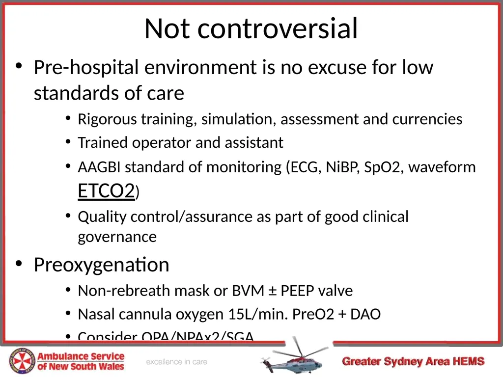 Pre-hospital Rapid Sequence Intubation Dr Peter - slide 13 of 36