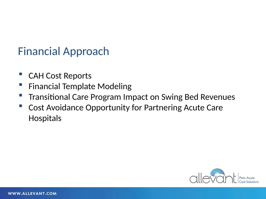 Iowa HFMA July 2022 Transitional Care The - slide 23 of 47