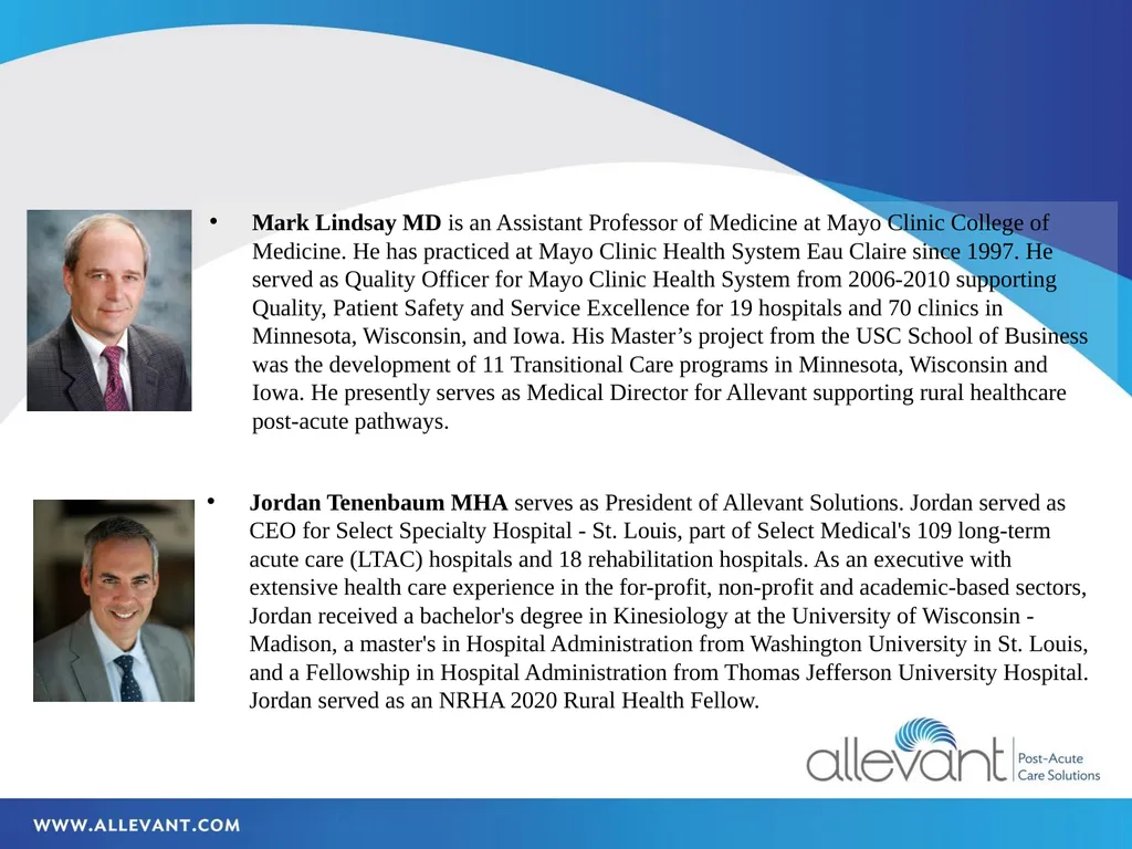 Iowa HFMA July 2022 Transitional Care The - slide 2 of 47
