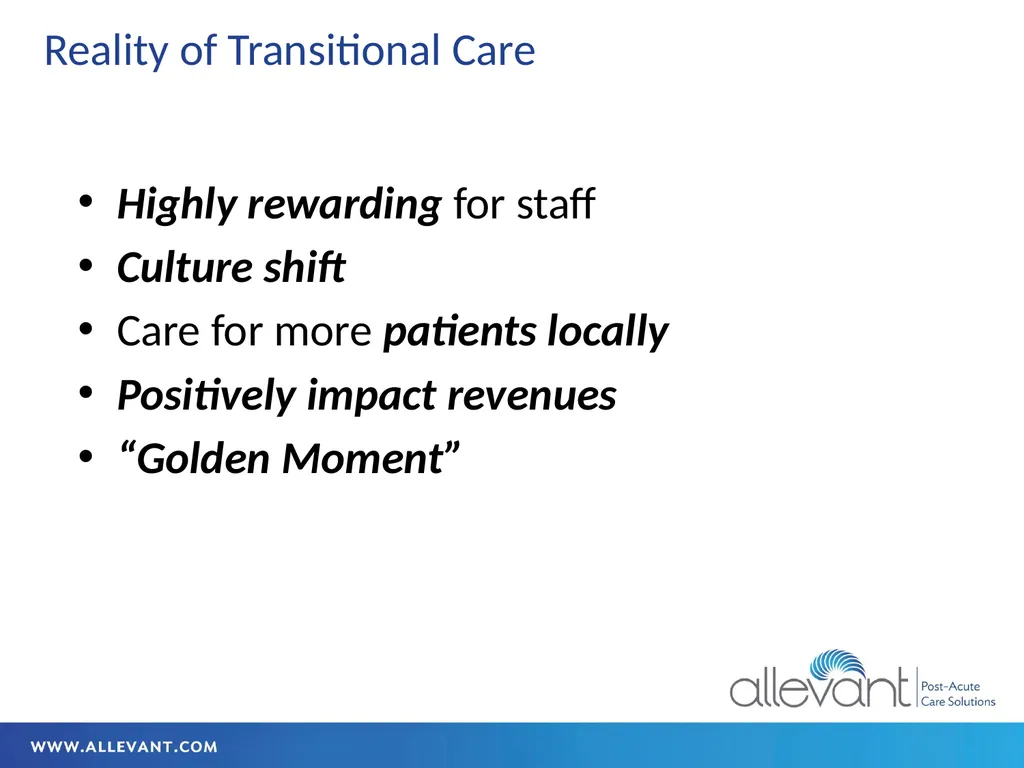 Iowa HFMA July 2022 Transitional Care The - slide 40 of 47