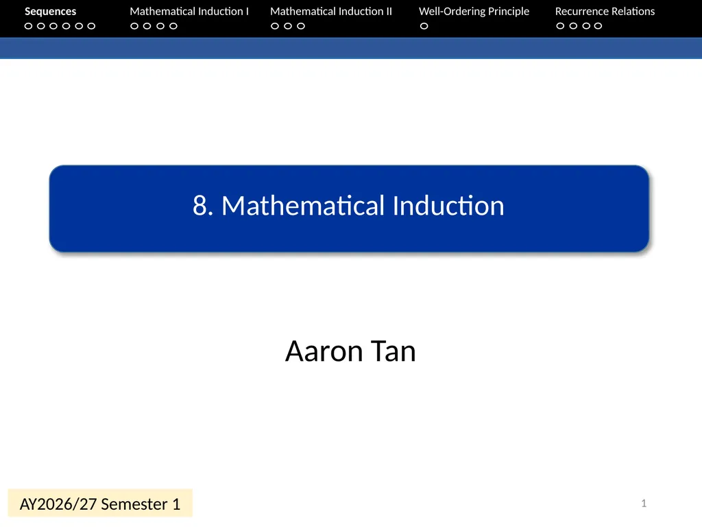 3. The Logic of Quantified Statements Sequences - slide 1 of 60