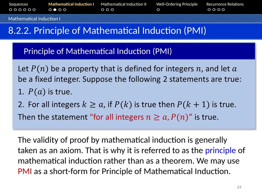 3. The Logic of Quantified Statements Sequences - slide 24 of 60