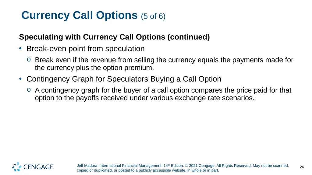 Chapter 5 Currency Derivatives Jeff Madura, - slide 26 of 42
