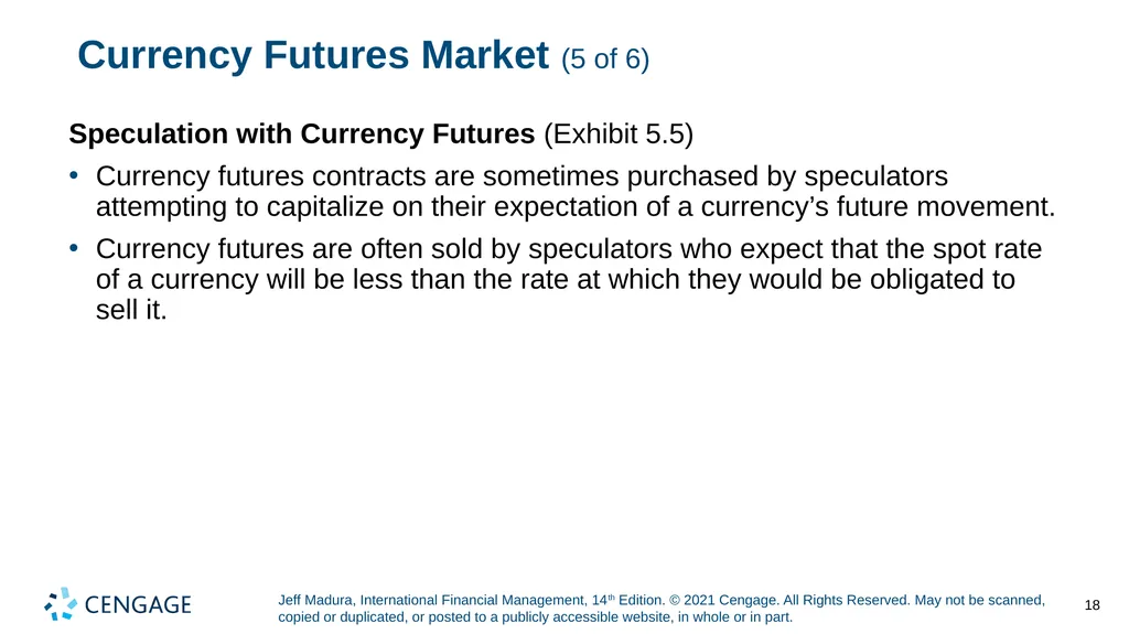 Chapter 5 Currency Derivatives Jeff Madura, - slide 18 of 42