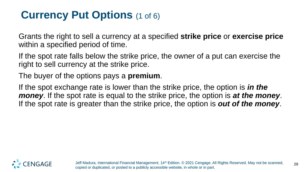Chapter 5 Currency Derivatives Jeff Madura, - slide 29 of 42